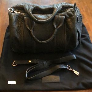 Alexander Wang Rocco Bag Black Rose Gold